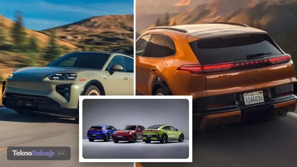 Kapıya el sürmeden kapanıyor! Porsche elektrikli canavarını güncelledi: Masaj koltukları bile müzikle titriyor