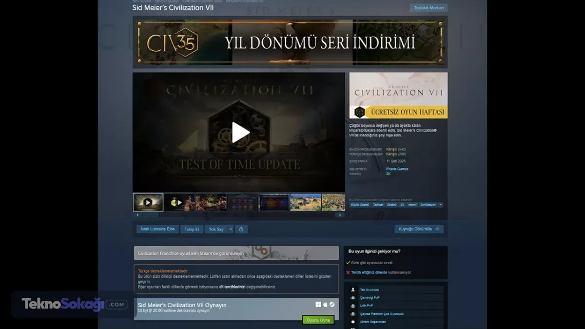Steam’de toplam 3.777 TL değerinde 2 oyun ücretsiz oldu