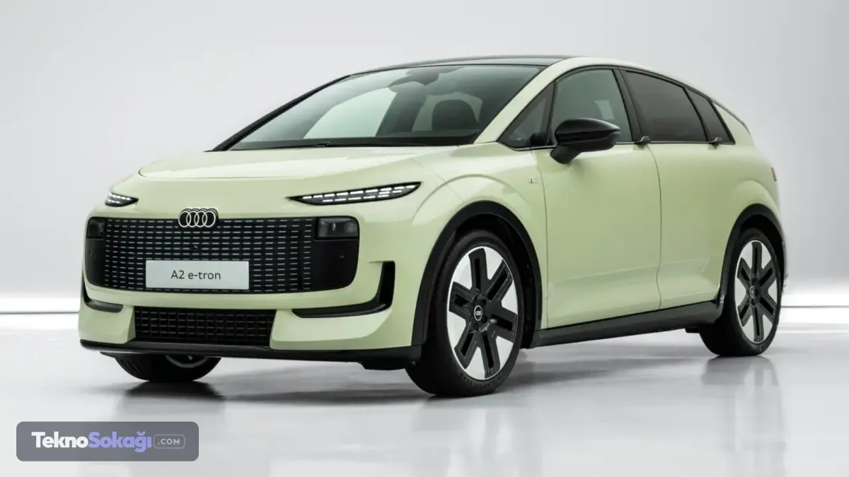 A2 E-Tron adıyla tanıtılan yeni nesil model, aerodinamik gövdesi, kompakt ölçülerine rağmen sunduğu geniş iç alanı ve 645 kilometreye ulaşan menziliyle markanın elektrikli otomobil stratejisinde alt segmentte önemli konuma yerleşiyor.